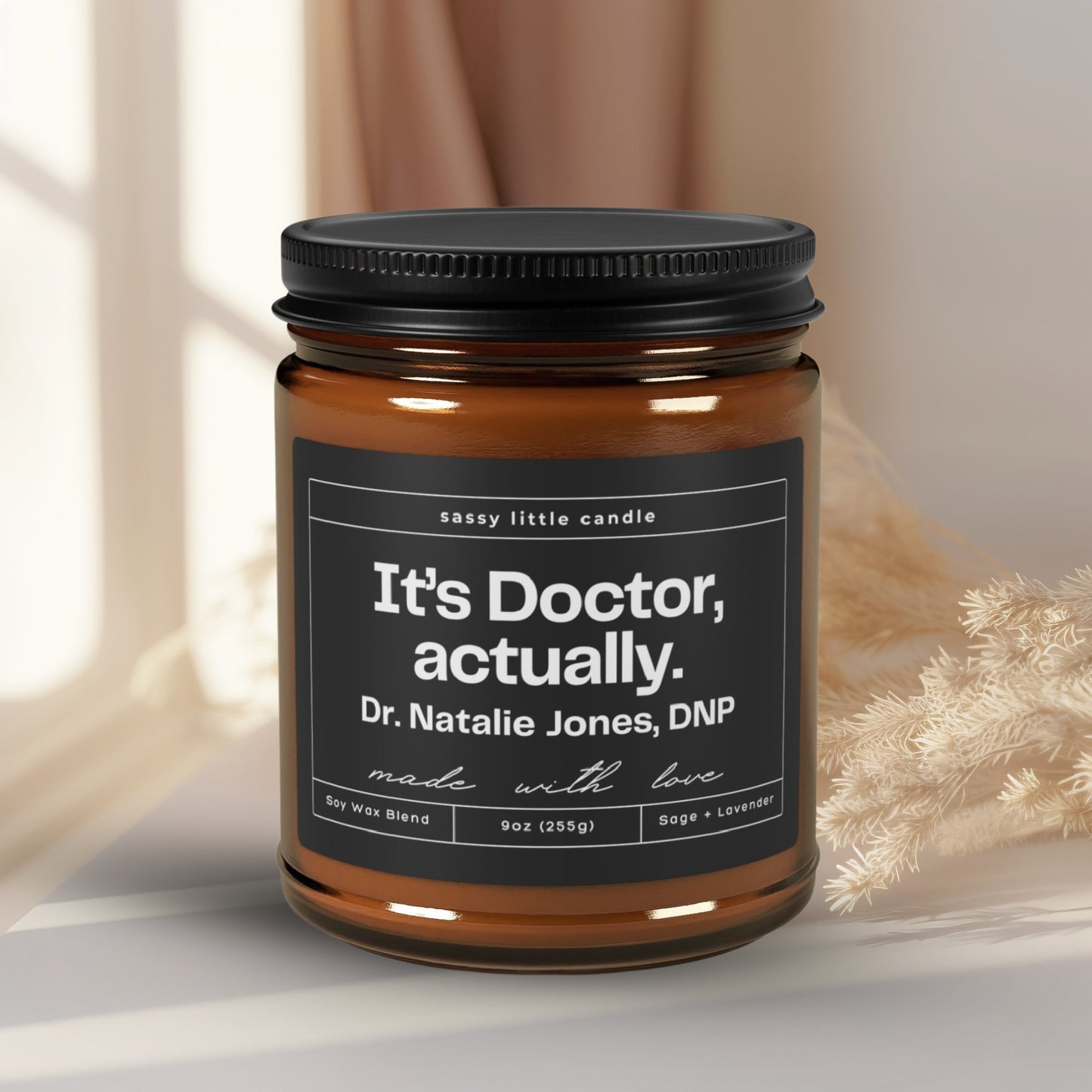 It's Doctor, Actually Candle