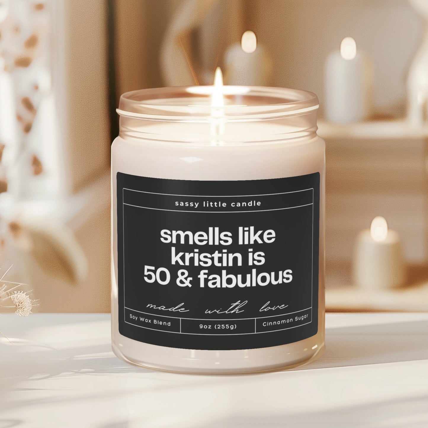 50 & Fabulous Candle