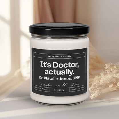It's Doctor, Actually Candle