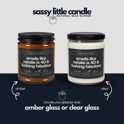40 & Fabulous Candle