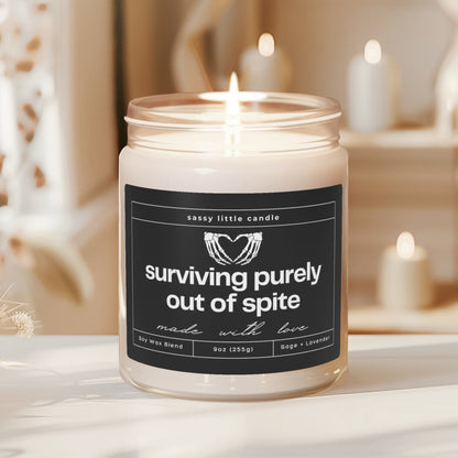 Surviving Out of Spite Candle