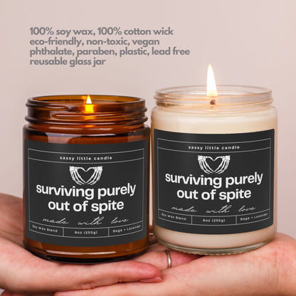 Surviving Out of Spite Candle