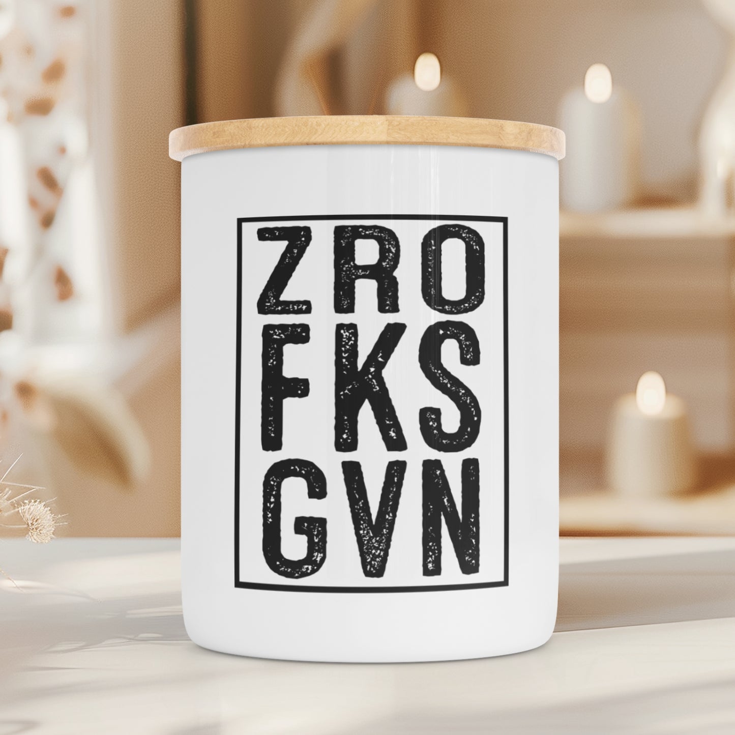 Zro Fks Gvn Candle