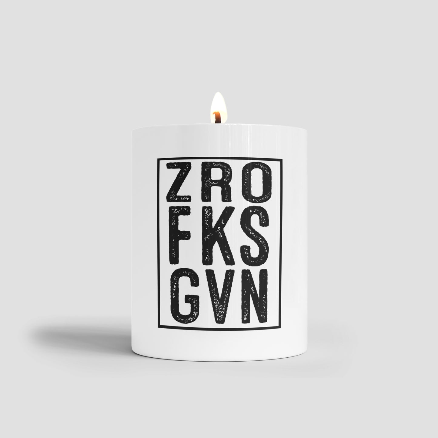 Zro Fks Gvn Candle