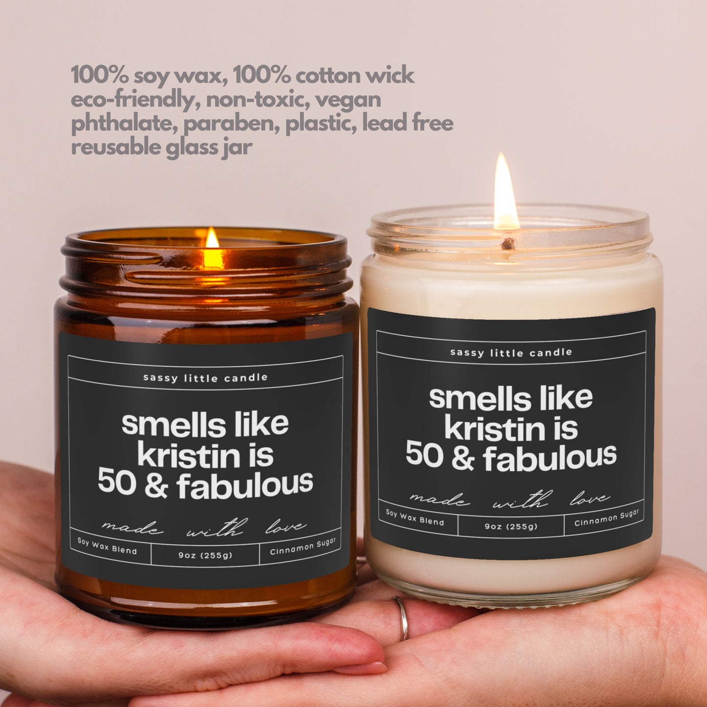 50 & Fabulous Candle
