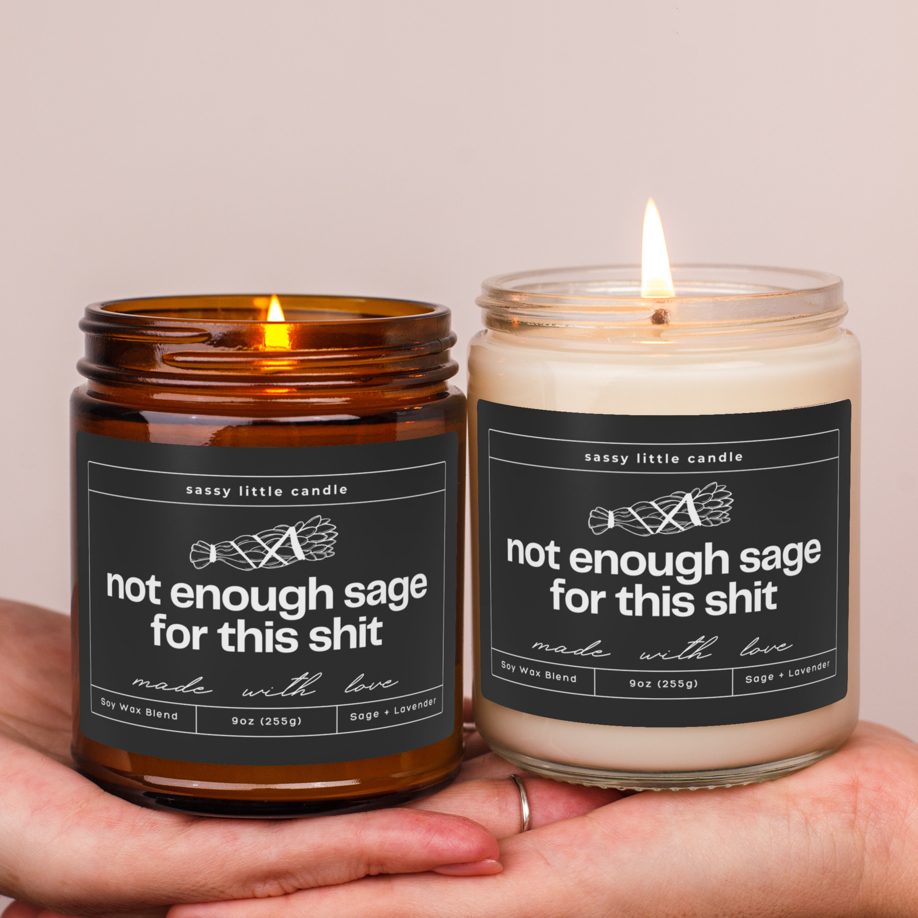 Not Enough Sage Candle Image Banner